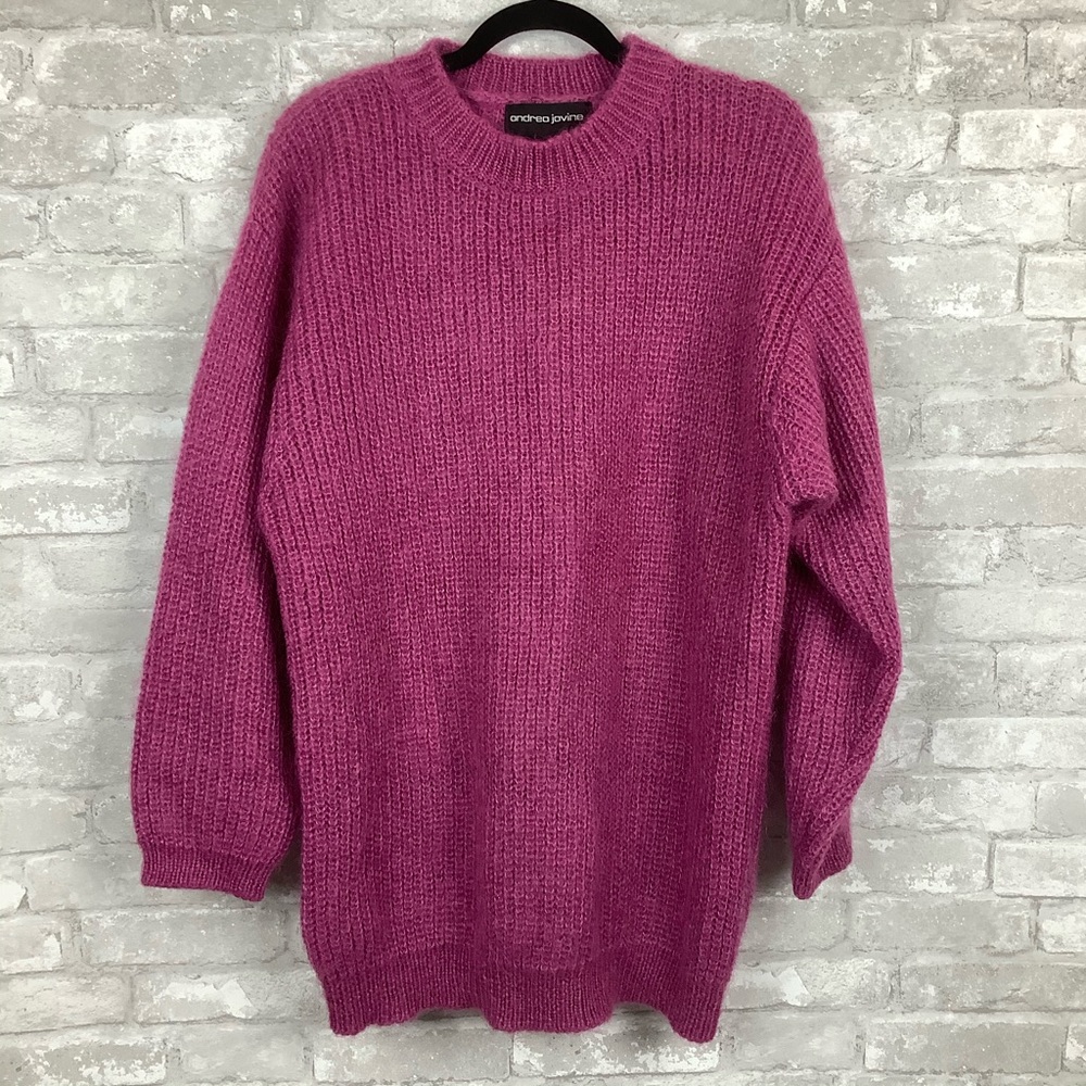 Andrea Jovine Mohair & Wool Oversized Sweater